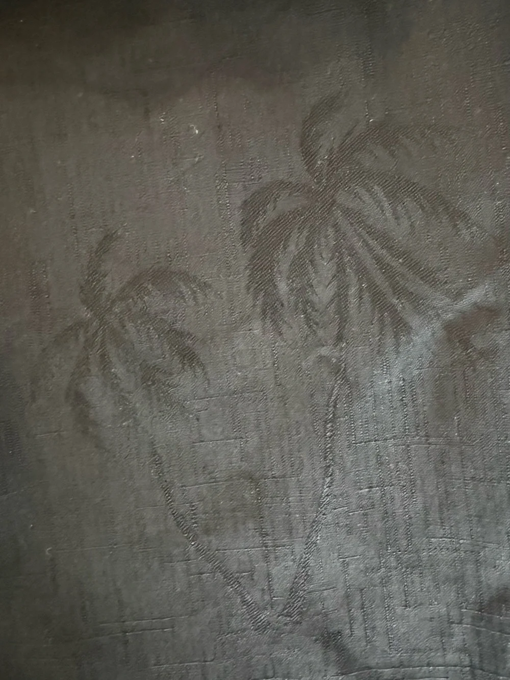 TOMMY BAHAMA Embroidered 100% Silk Black Button-Up Shirt ‘Let it Breathe’ Size M - Picture 6 of 8